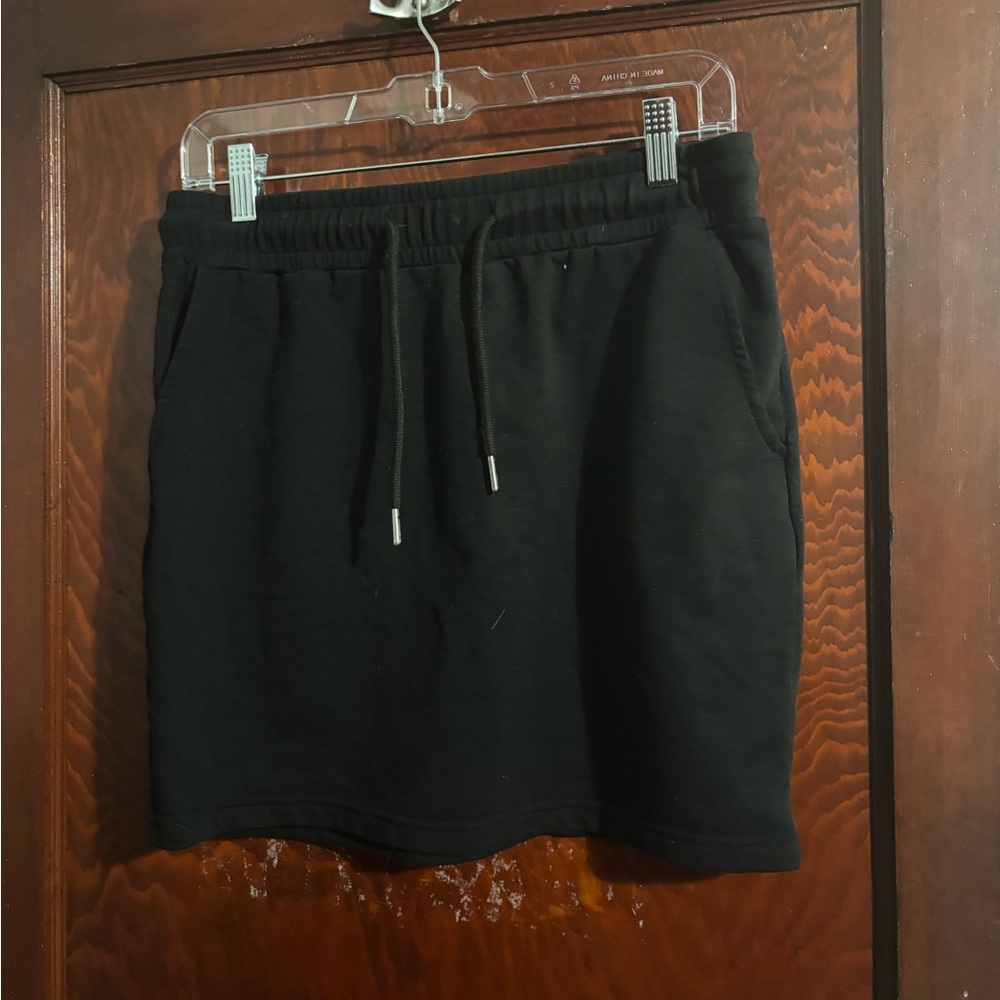 Black Drawstring Skirt